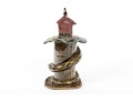 Charles Moore (American, [NC] 1935 - 2007) Glazed Earthenware Birdhouse