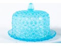 Blue Depression Glass Cloches