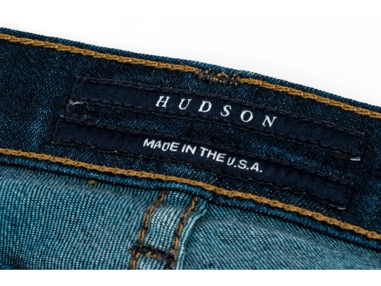 Assorted Designer Jeans Lot, Six Pieces,  Including Hudson And Vince, Assorted Sizes
