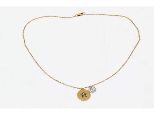 14K And Diamond MeiraT Designer Pendant Necklace