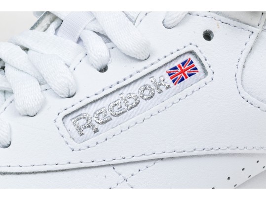 Reebok White Leather Classic Retro Velcro High Tops, Size 8