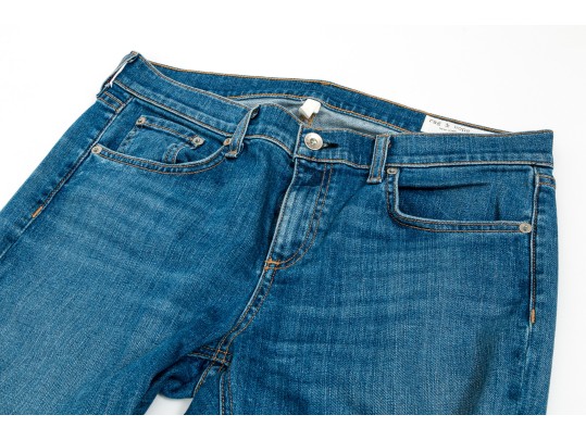Assorted Designer Jeans Lot, Six Pieces,  Including Hudson And Vince, Assorted Sizes