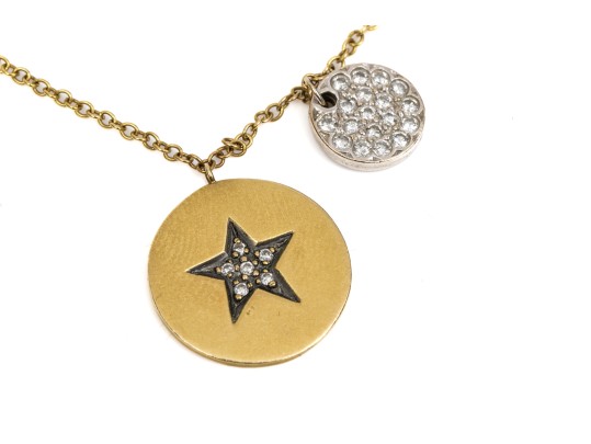 14K And Diamond MeiraT Designer Pendant Necklace