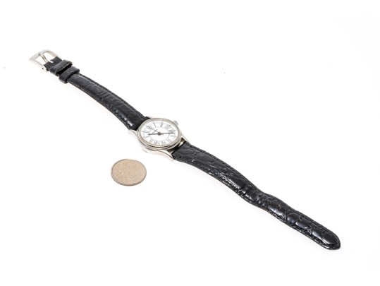 Tiffany & Co. Classic Stainless Steel 24mm Quartz Wristwatch, With Box