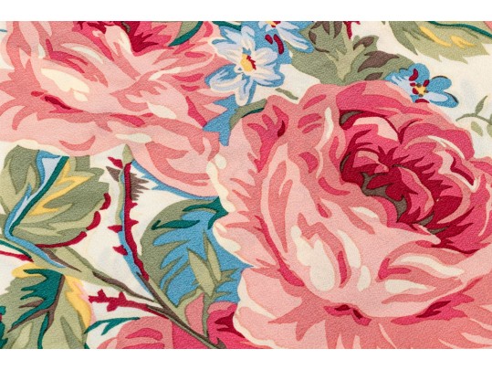 Ralph Lauren Lot Of Assorted Pastel Floral Motif Scarves