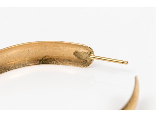 14K Simple Hoop Earrings