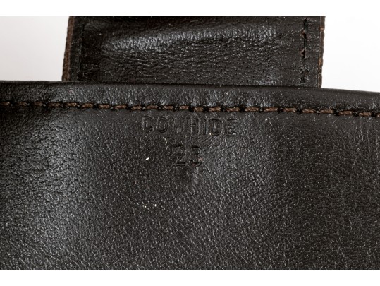 Dunhill Vintage Tan Leather Hinged Holder