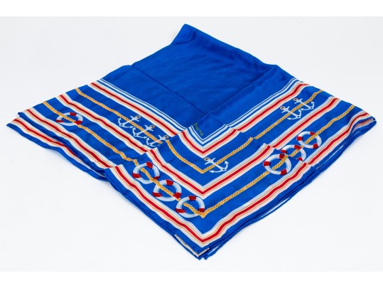 Assorted Lot Of Three Vintage Silk Scarves, Including Liberty