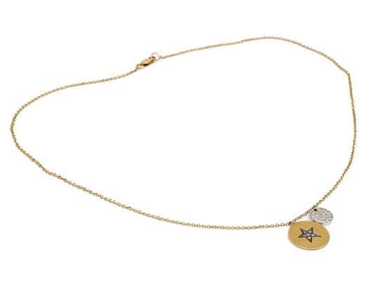 14K And Diamond MeiraT Designer Pendant Necklace