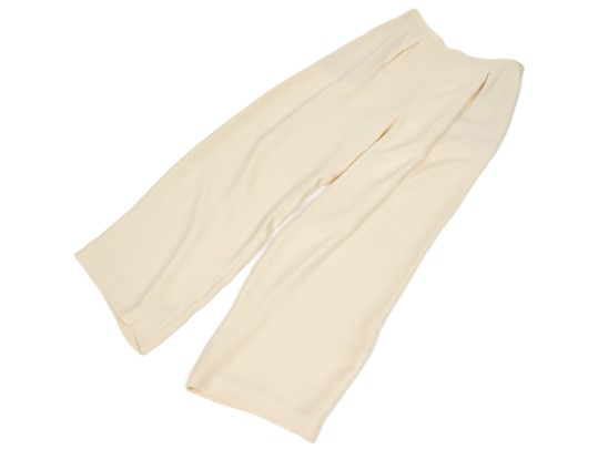 Calvin Klein/Bergdorf Goodman Beautiful Ivory Silk Pants,  Size 12