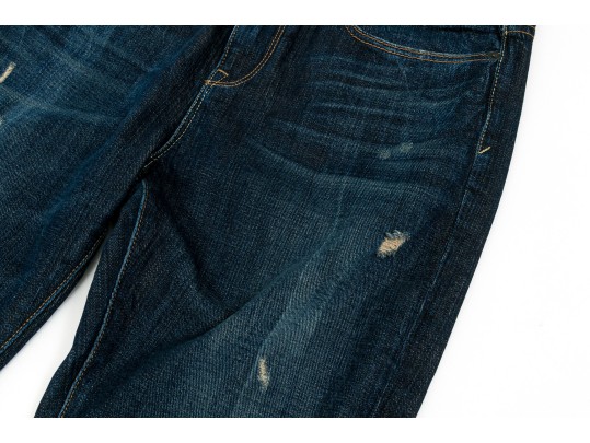 Assorted Designer Jeans Lot, Six Pieces,  Including Hudson And Vince, Assorted Sizes