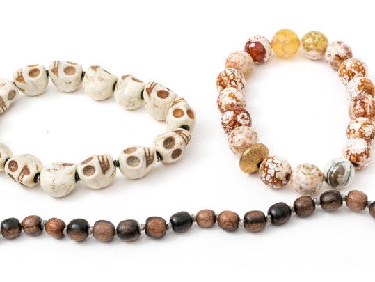 Hard Stone And Carved Beaded Necklaces And Bracelets