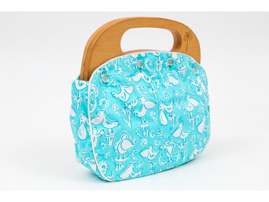 Ralph Lauren, Lilly Pulitzer Lot Of Two Summer Bags