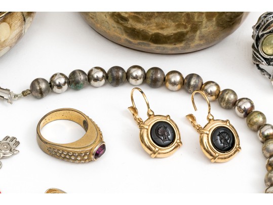 Collection Of Bold Fashion Jewelry