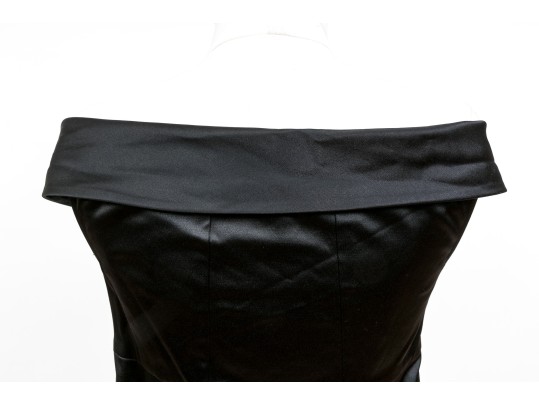 Diane Von Furstenburg Stunning Sleeveless Black Silk Sheath Dress, Size 10