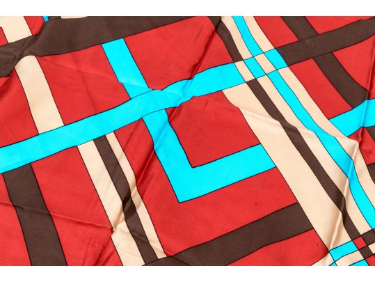 Assorted Lot Of Four Vintage French Silk Scarves, Including Rodier