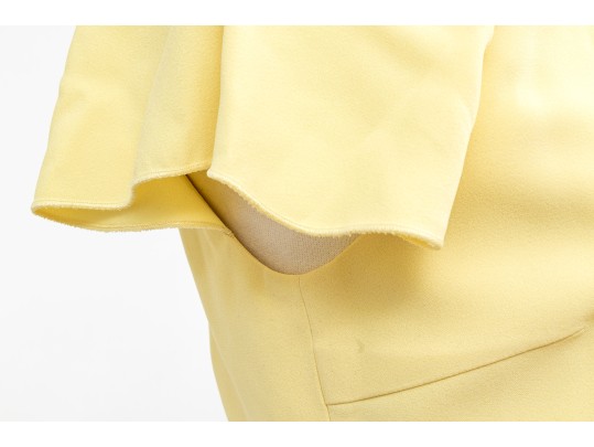 Modelo Giulietta Fabulous Short Sleeve Bedazzled Yellow Maxi Dress, Size 44