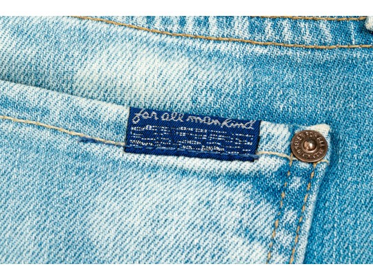 Assorted Designer Jeans Lot, Six Pieces,  Including Hudson And Vince, Assorted Sizes
