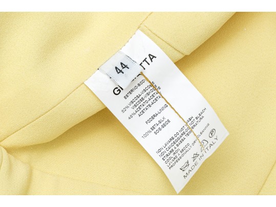 Modelo Giulietta Fabulous Short Sleeve Bedazzled Yellow Maxi Dress, Size 44