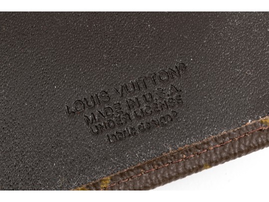 Dunhill Vintage Tan Leather Hinged Holder