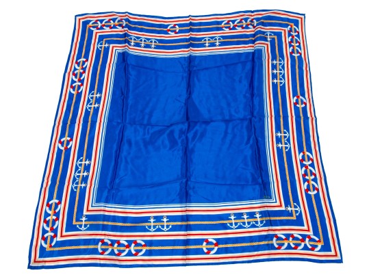 Assorted Lot Of Three Vintage Silk Scarves, Including Liberty