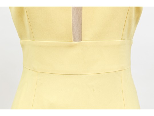 Modelo Giulietta Fabulous Short Sleeve Bedazzled Yellow Maxi Dress, Size 44