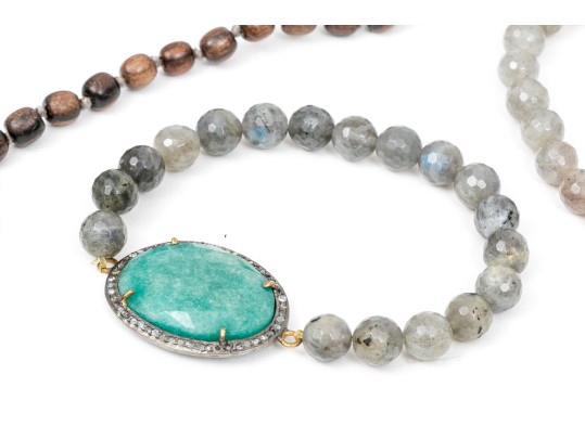 Hard Stone And Carved Beaded Necklaces And Bracelets