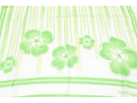 Assorted Lot Of Four Vintage French Silk Scarves, Including Rodier
