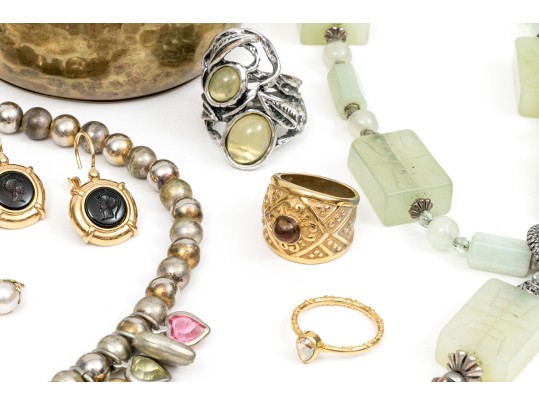Collection Of Bold Fashion Jewelry