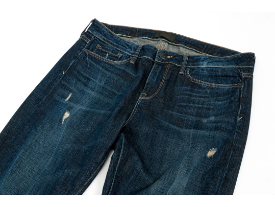 Assorted Designer Jeans Lot, Six Pieces,  Including Hudson And Vince, Assorted Sizes