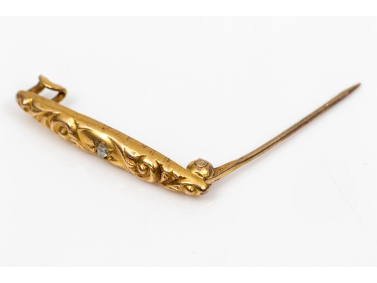14K & 15K Vintage Bar Pins 