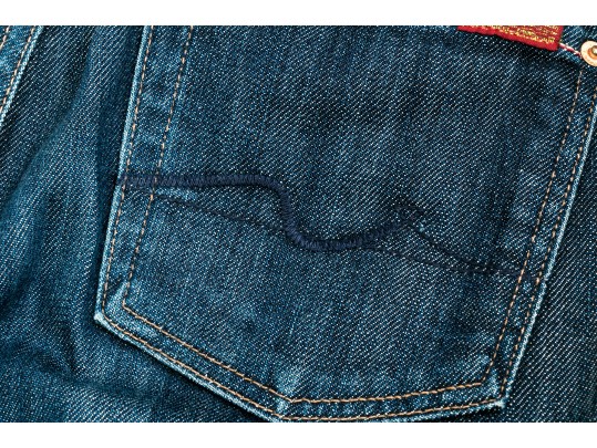 Assorted Designer Jeans Lot, Six Pieces,  Including Hudson And Vince, Assorted Sizes