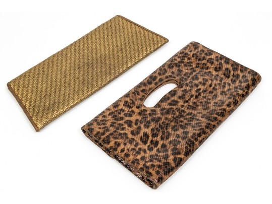 Assorted Lot Of Two Baguette Clutches, Including Kemestry And Hobo