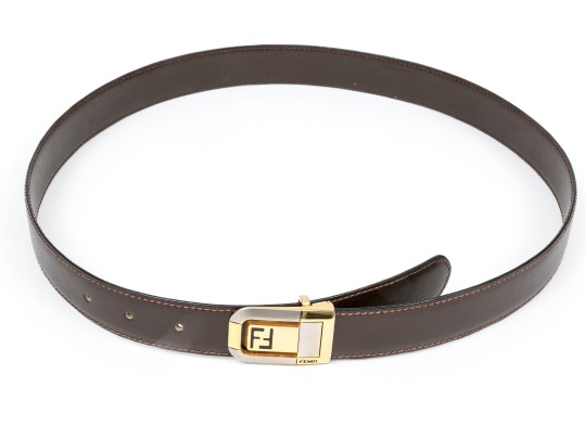 Stylish Fendi Leather Belt