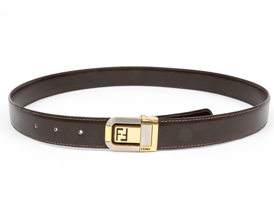 Stylish Fendi Leather Belt