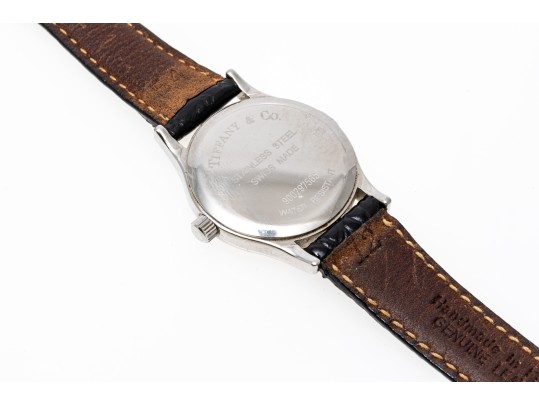 Tiffany & Co. Classic Stainless Steel 24mm Quartz Wristwatch, With Box