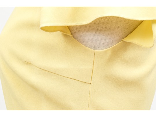 Modelo Giulietta Fabulous Short Sleeve Bedazzled Yellow Maxi Dress, Size 44