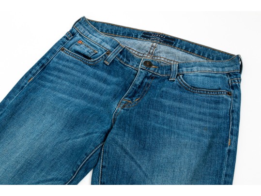 Assorted Designer Jeans Lot, Six Pieces,  Including Hudson And Vince, Assorted Sizes