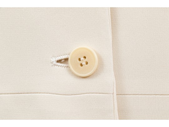 Calvin Klein/Bergdorf Goodman Beautiful Ivory Silk Blazer,  Size 10