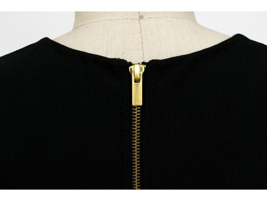 Diane Von Furstenburg Unique Leather Sleeveless Dress, Size 6