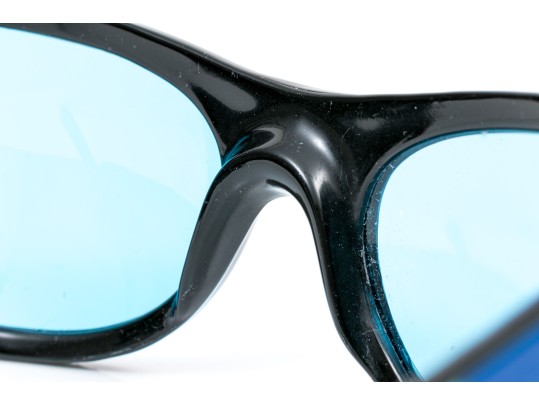 Emilio Pucci Handsome Blue, Green And Purple Acrylic Framed Sunglasses