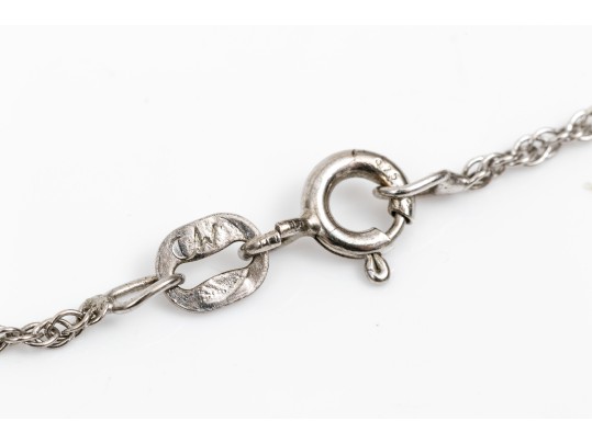 Three Sterling Chain Necklaces