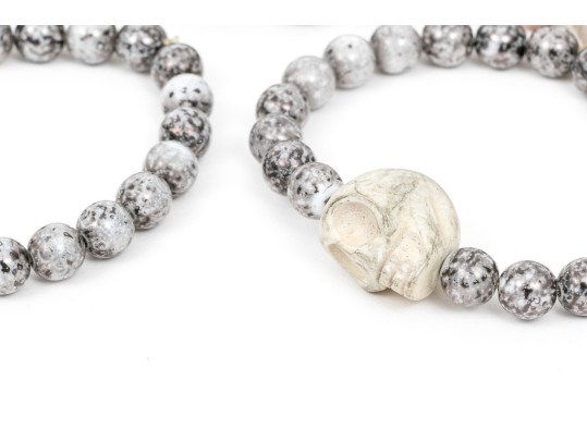 Hard Stone And Carved Beaded Necklaces And Bracelets