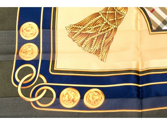 Halston, Nina Ricci, Laura Biagiotti Lot Of Three Pretty Vintage Silk Scarves