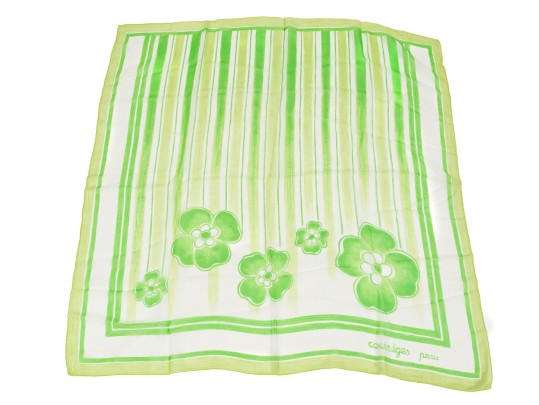 Assorted Lot Of Four Vintage French Silk Scarves, Including Rodier
