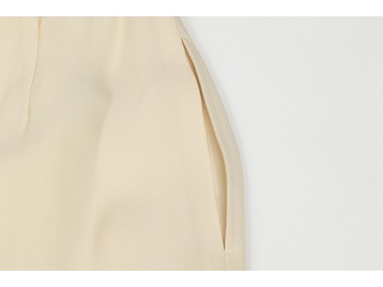 Calvin Klein/Bergdorf Goodman Beautiful Ivory Silk Pants,  Size 12