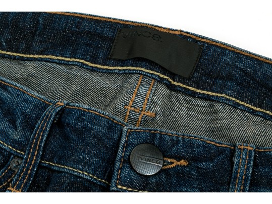 Assorted Designer Jeans Lot, Six Pieces,  Including Hudson And Vince, Assorted Sizes