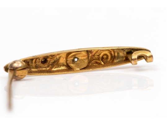 14K & 15K Vintage Bar Pins 