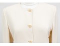 Calvin Klein/Bergdorf Goodman Beautiful Ivory Silk Blazer,  Size 10