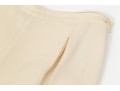 Calvin Klein/Bergdorf Goodman Beautiful Ivory Silk Pants,  Size 12